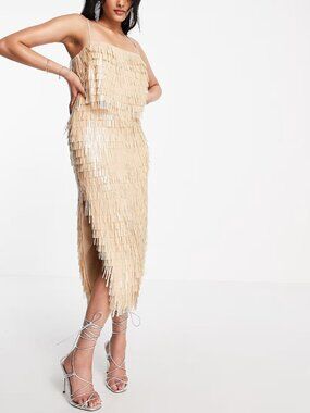 NWT ASOS Sequin Midi Dress Size 6